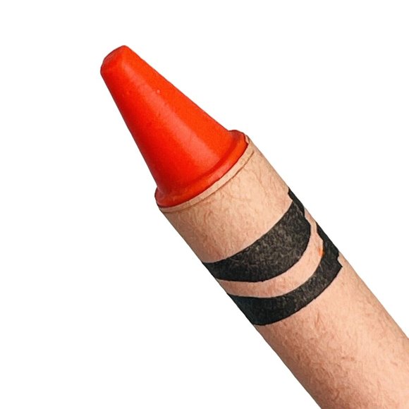 Ultra Orange Crayola Crayon Fluorescent Retired Permanent Name Change Vintage - Picture 5 of 9